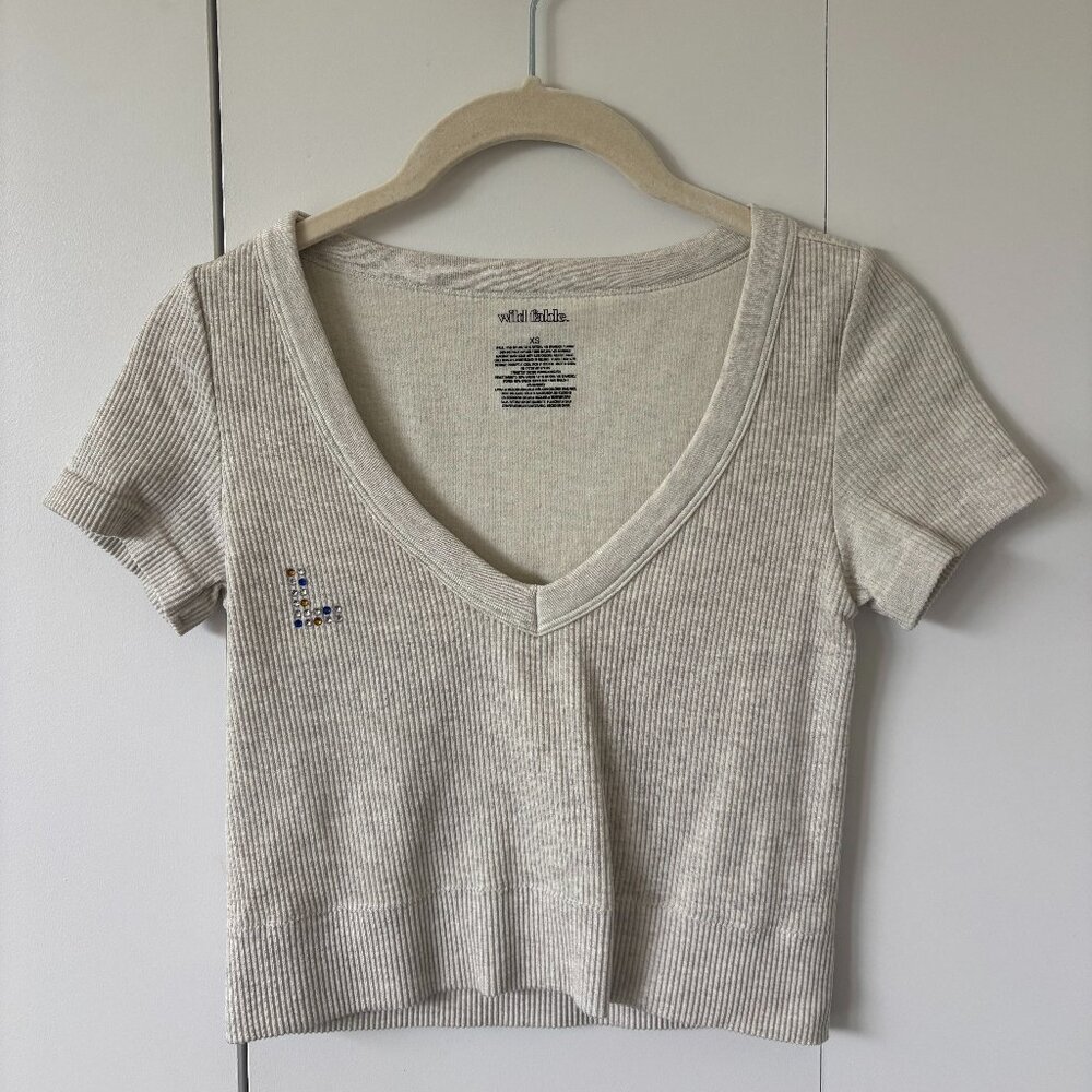 Custom wild fable crop top, size xs